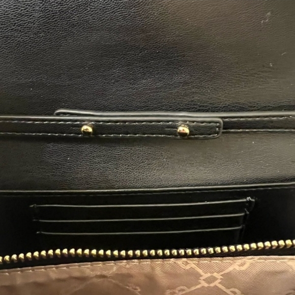 Ted Baker Black Floral Crossbody Or Clutch with Gold Chain, NWT - Picture 9 of 9